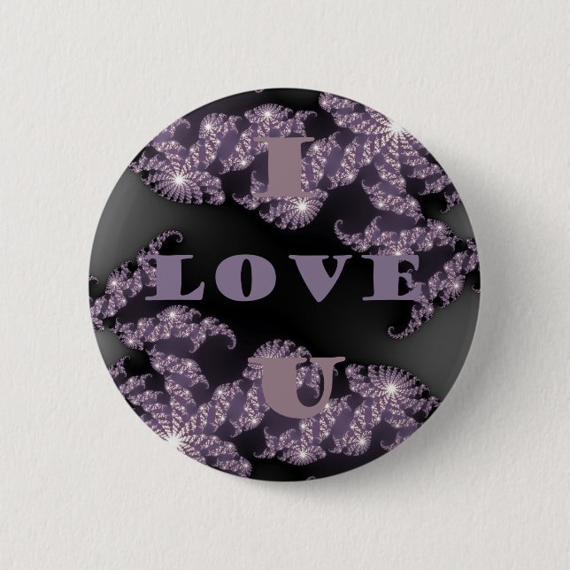Good   I Love You 2 Inch Round Button (Front)