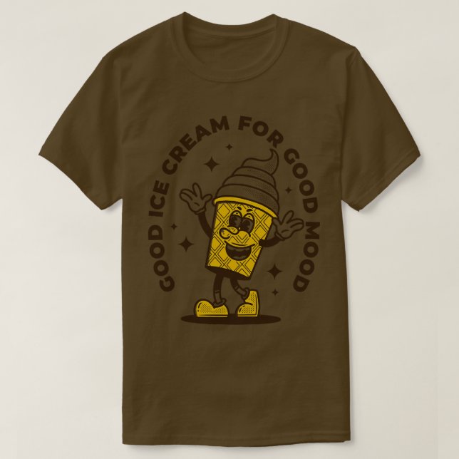 Good ice cream for good mood T-Shirt (Design Front)