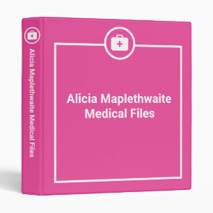 Good Ideas   Binder   Medical   Hot Pink