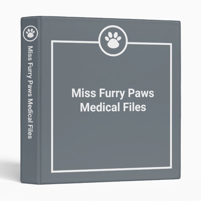 Good Ideas | Binder | Pet | Dark Grey (Front/Spine)