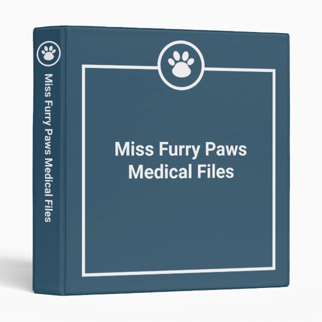 Good Ideas | Binder | Pet | Slate Blue (Front/Spine)