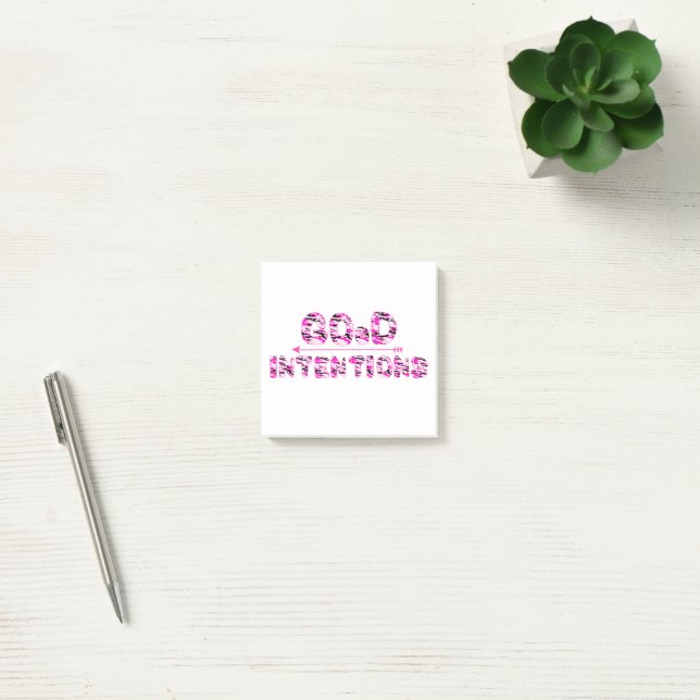 Good Intentions Post-it Notes (Office)