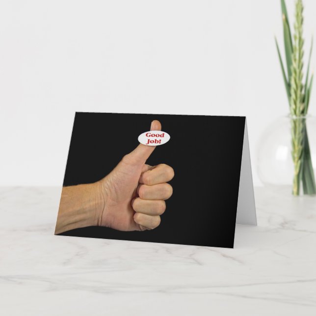 Good Job! Card (Front)