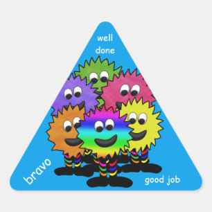 Good Job Cute Monster Stickers