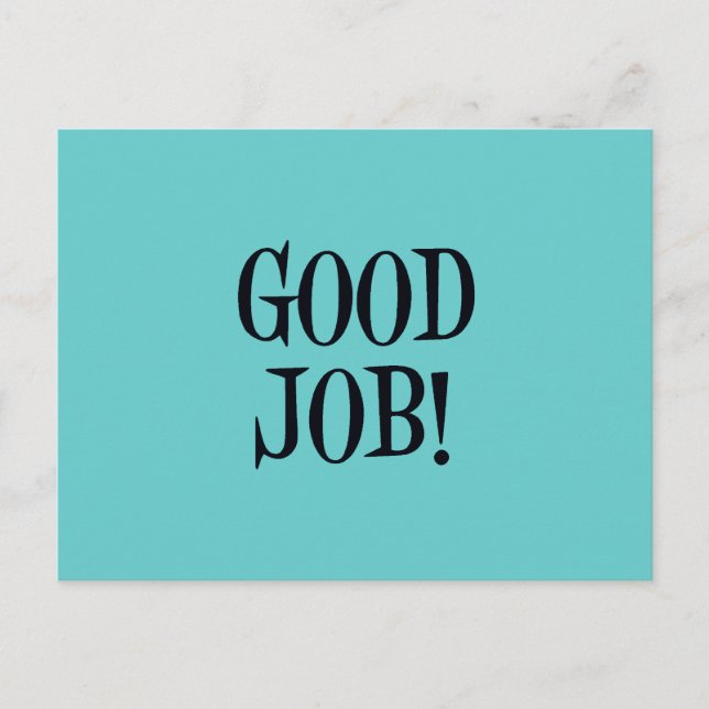 GOOD JOB! POSTCARD (Front)