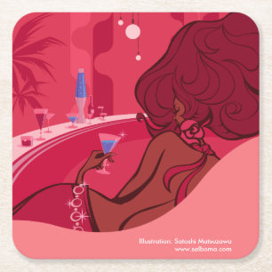 Good Juice Square Paper Coaster