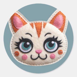 Good Kitten Classic Round Sticker