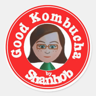 Good Kombucha Classic Round Sticker