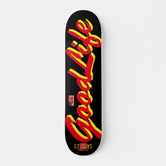 GOOD LIFE  JMT Skateboard, 7¾" Deck Skateboard (Front)
