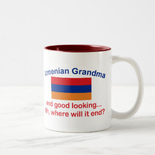 Good Lkg Armenian Grandma Two-Tone Coffee Mug