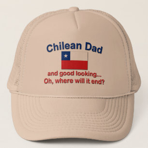 Good Lkg Chilean Dad Trucker Hat