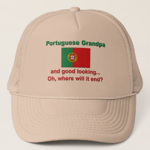 Good Lkg Portuguese Grandpa Trucker Hat