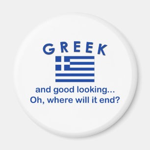 Good Looking Greek Magnet