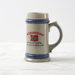 Good Looking Norwegian Beer Stein