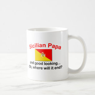 Good Looking Sicilian Papa Coffee Mug