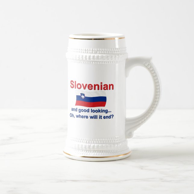 Good Looking Slovenian Beer Stein (Right)