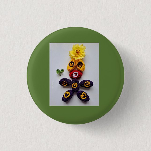 Good Luck 1 Inch Round Button (Front)