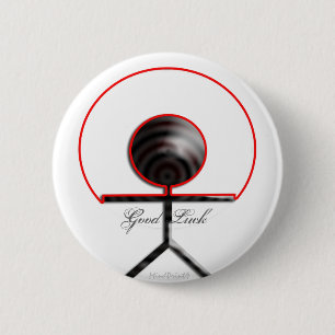 Good Luck 2 Inch Round Button