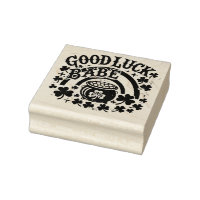 Good Luck Babe St. Patrick's Day Irish Rainbow