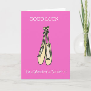 Good Luck Ballerina. Card