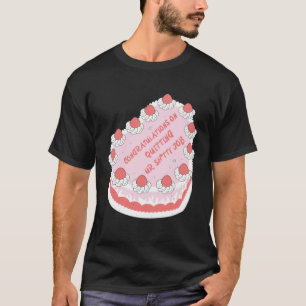 Good Luck Cake  Idea Farewell  for Colleague Thank T-Shirt