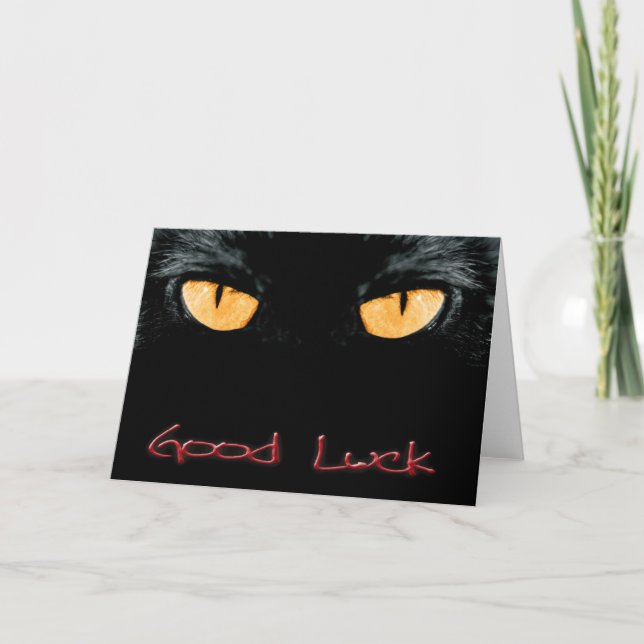 Good Luck Card (Front)