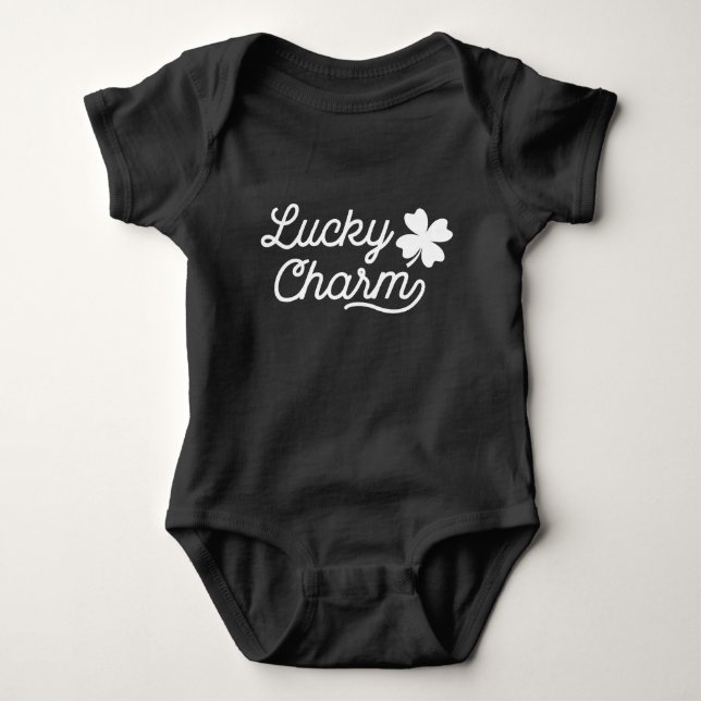 Good Luck Charm Baby Bodysuit (Front)