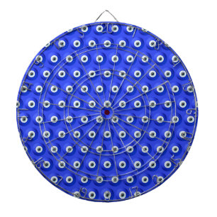 Good Luck Charms against Evil Eye Pattern Dartboard