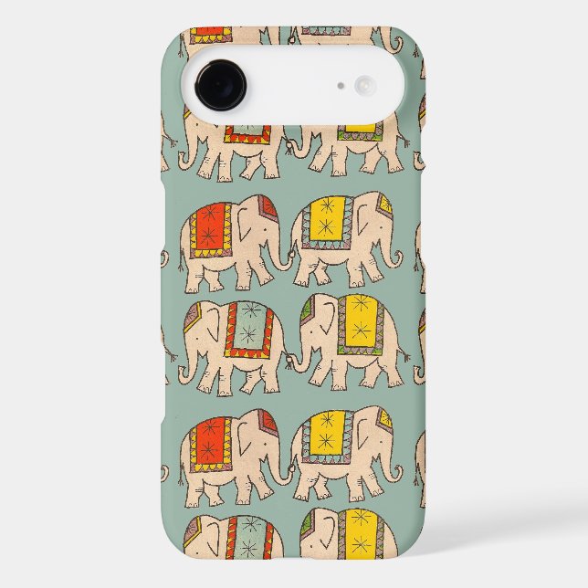 Good luck circus elephants cute elephant pattern Case-Mate iPhone case (Back)