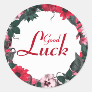 Good Luck Classic Round Sticker