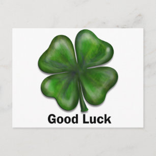 Good Luck Clover Postcard