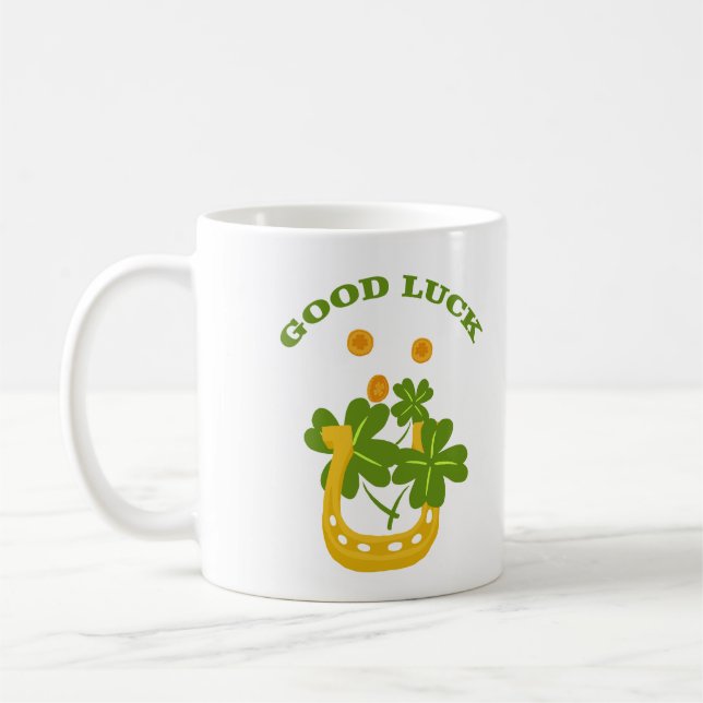 Good Luck Coffee Mug (Left)