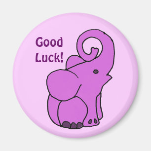 Good Luck! Elephant Magnet
