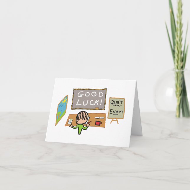 Good Luck Exams Card (Front)