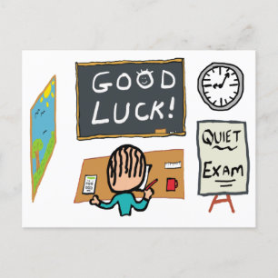 Good Luck Exams Postcard