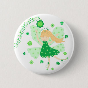 Good Luck Fairy 2 Inch Round Button