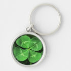 GOOD LUCK FOUR LEAF CLOVER KEYCHAIN