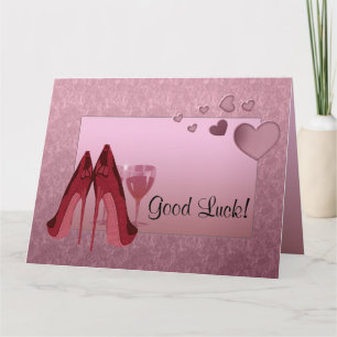 Good Luck from Us All Greeting Card