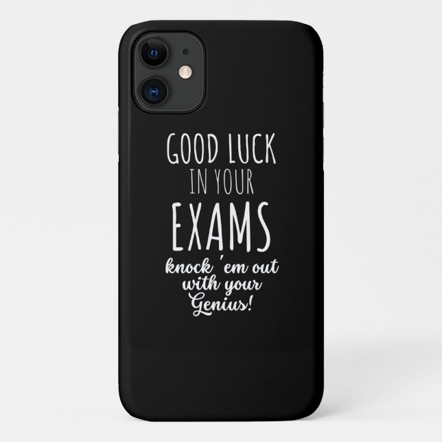 good Luck in your exams Case-Mate iPhone Case (Back)