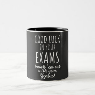 good Luck in your exams Two-Tone Coffee Mug