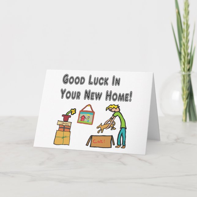 Good Luck In Your New Home Card (Front)