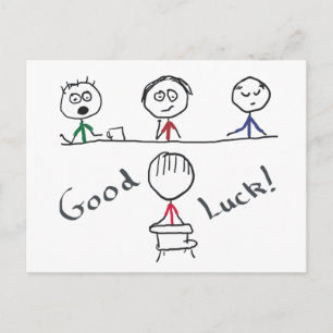 Good Luck Interview Postcard