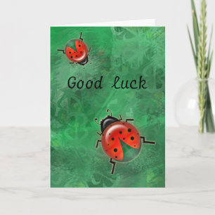 good luck lady b. card