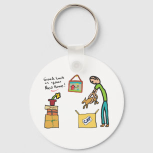 Good Luck New Home Keychain