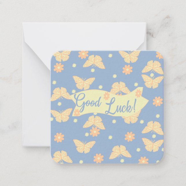 Good Luck Note Card: Card (Front)