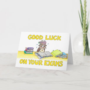 Exam Good Luck cards.