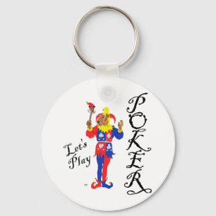 Good Luck Poker Terrier Keychain