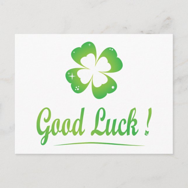 Good Luck Postcard (Front)