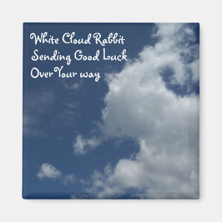 Good luck Rabbit cloud Magnet