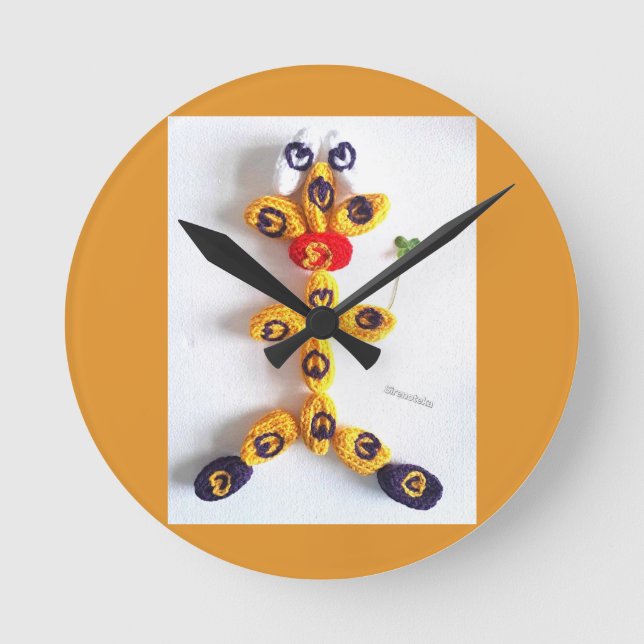Good Luck Round Clock (Front)